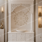 Modern Marble Temple for Home – Minimalist Marble Pooja Mandir
