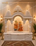 Makrana Marble Temple for Home – Premium White Marble Mandir - Image 2