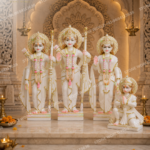 Ram Darbar Marble Statue Set