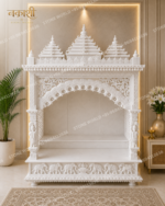 Makrana Marble Temple for Home – Premium White Marble Mandir - Image 4