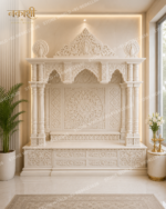 Indoor Marble Temple for Home – Vaastu Architecture Pooja Mandir - Image 2