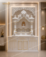 Jain Marble Temple for Home – Ghar Derasar in White Marble - Image 4
