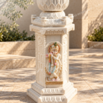 Marble Tulsi Pot - Handcrafted Tulsi Vrindavan